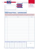 Block Arbeitsauftrag/Lieferschein 2015